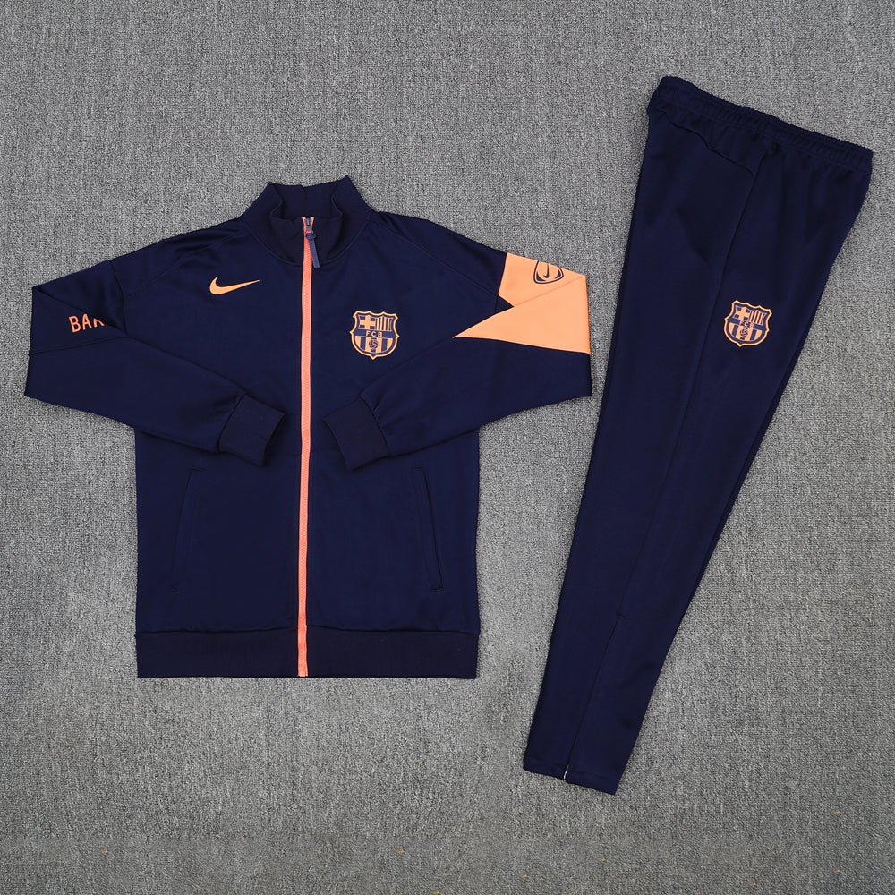 25-26 Barcelona jacket tracksuit dark blue