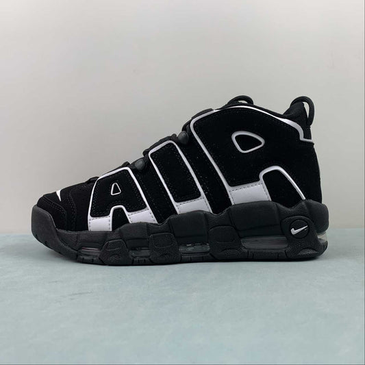 Nike Air More Uptempo Low BLACK/WHITE2