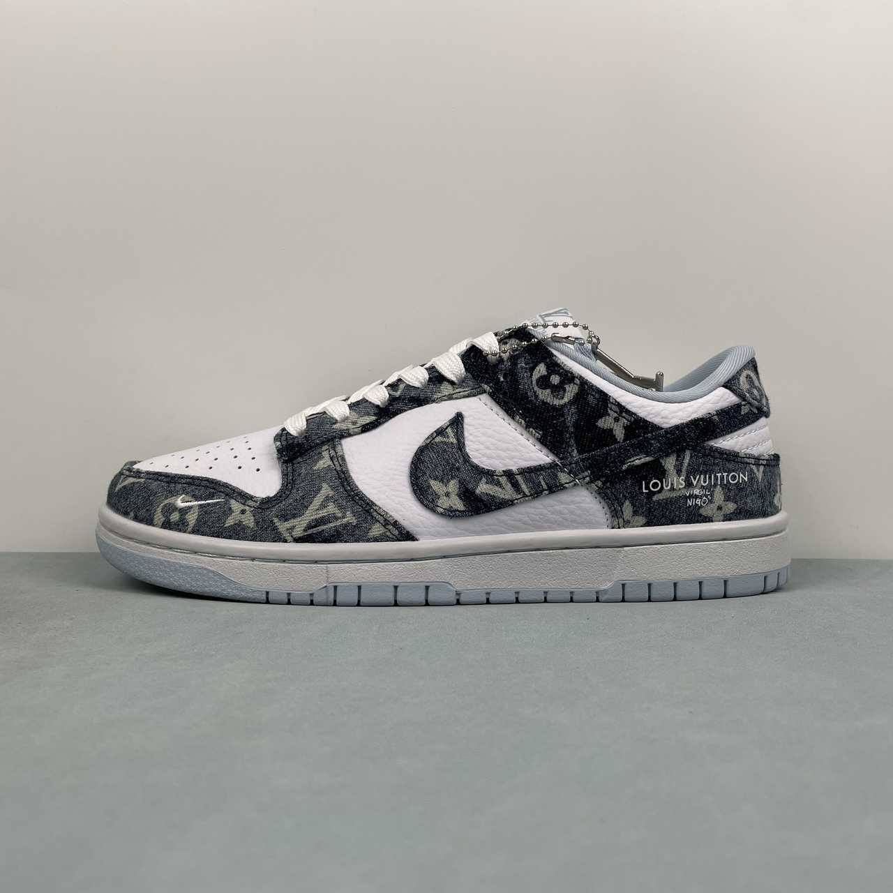Nike Dunk Low x LV BLACK/GREY/WHITE