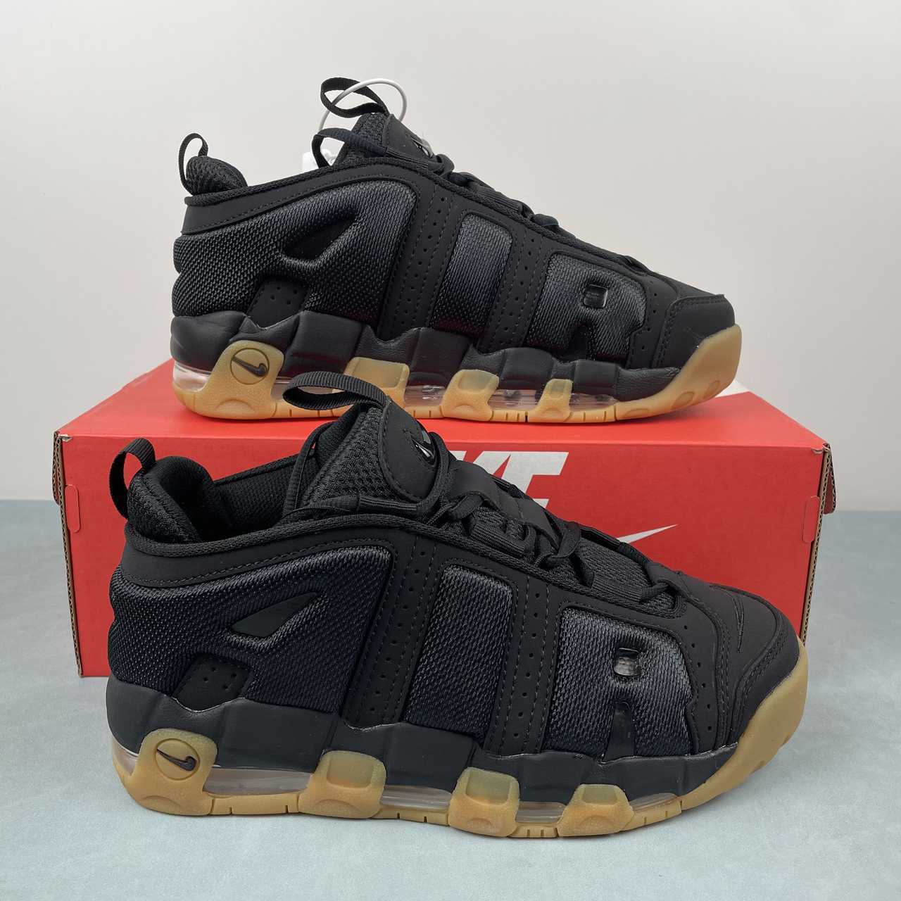 Nike Air More Uptempo Low BLACK/BROWN