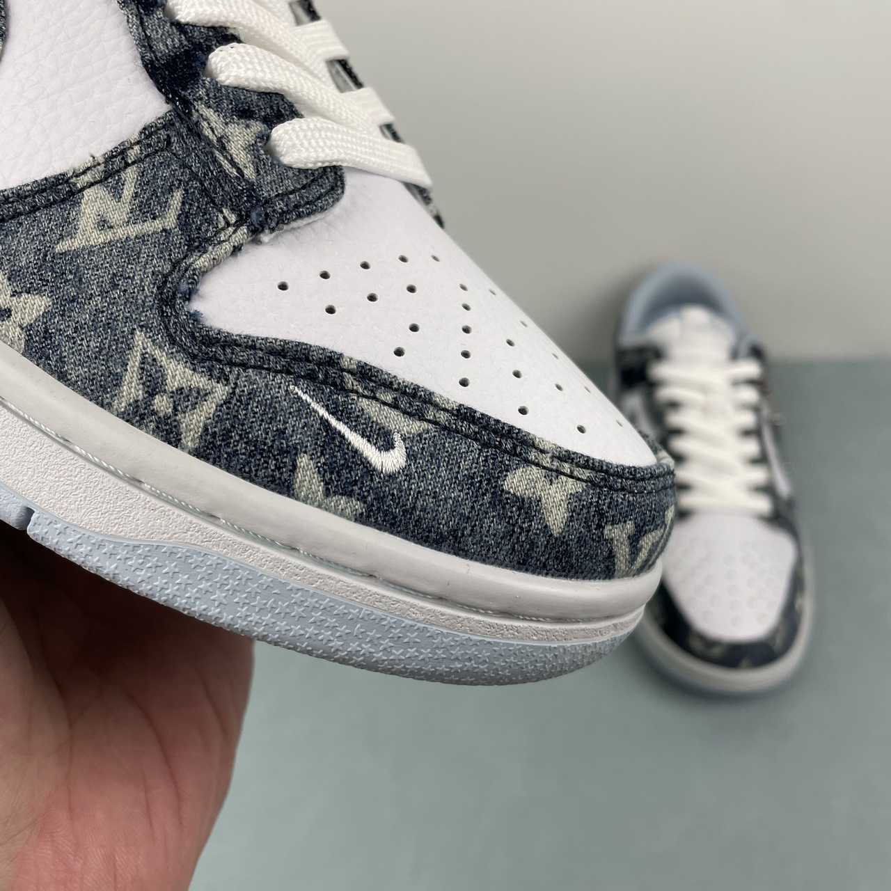 Nike Dunk Low x LV BLACK/GREY/WHITE