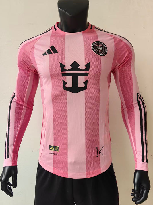 25-26 Inter de Miami Home Mangas Largas Version Player