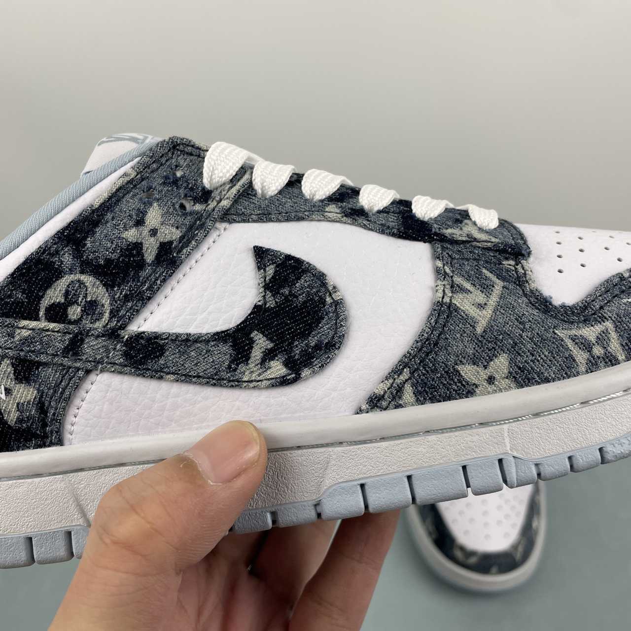 Nike Dunk Low x LV BLACK/GREY/WHITE