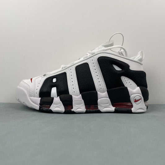 Nike Air More Uptempo Low WHITE/BLACK/RED