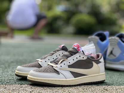 AJ 1 Low x Travis Scott Reverse Mocha